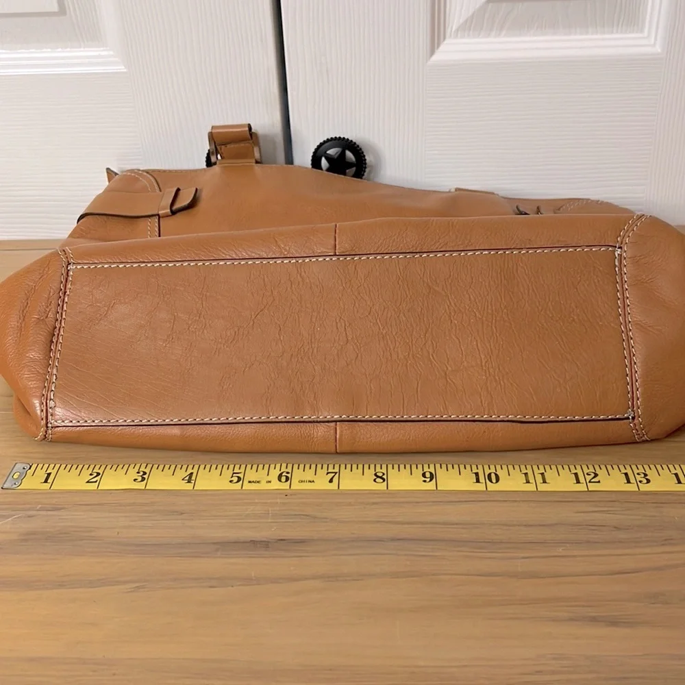 Michael Kors Golden Tan Leather Handbag Purse Tote